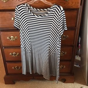 Finn & clover striped T-shirt dress.